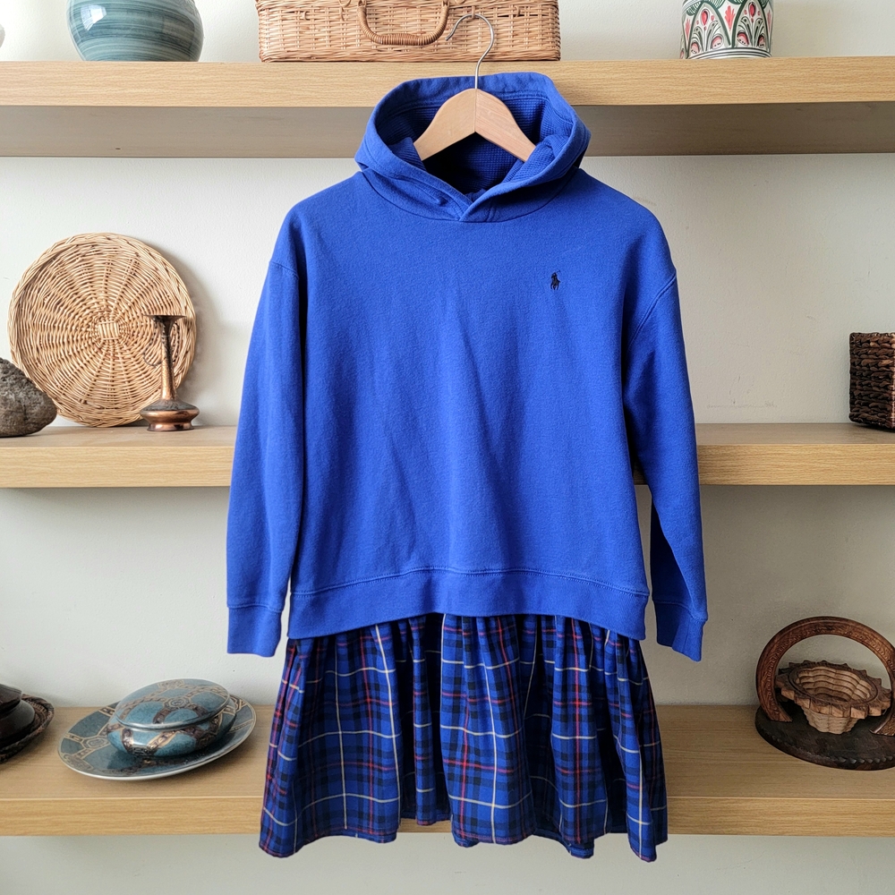 Polo Ralph Lauren Hoodie With Plaid Skirt